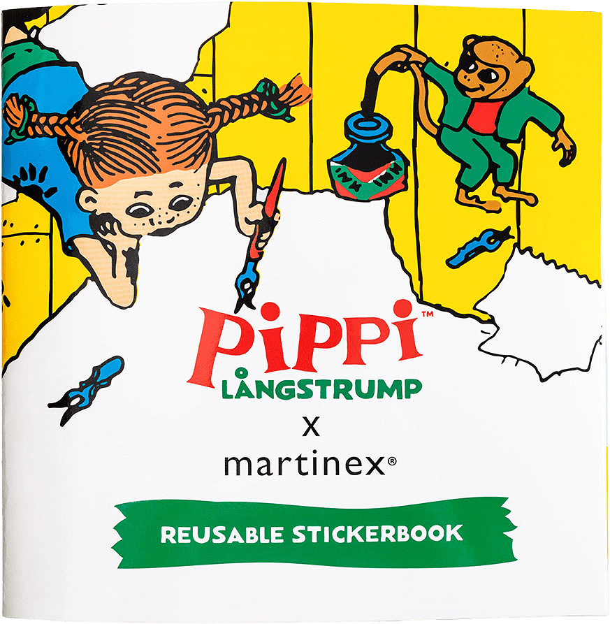 Pippi klistermärkesbok + klistermärken, från PIPPI, i färgen Multicolor.