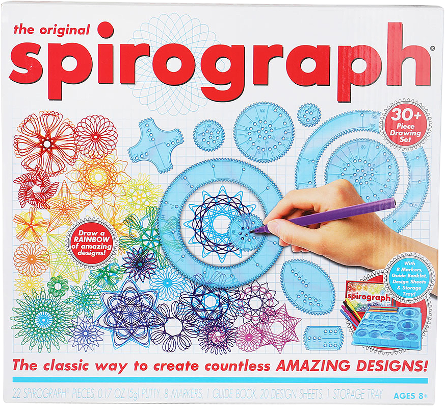 Spirograph med tuschpennor, från SPIROGRAPH, i färgen Multicolor.