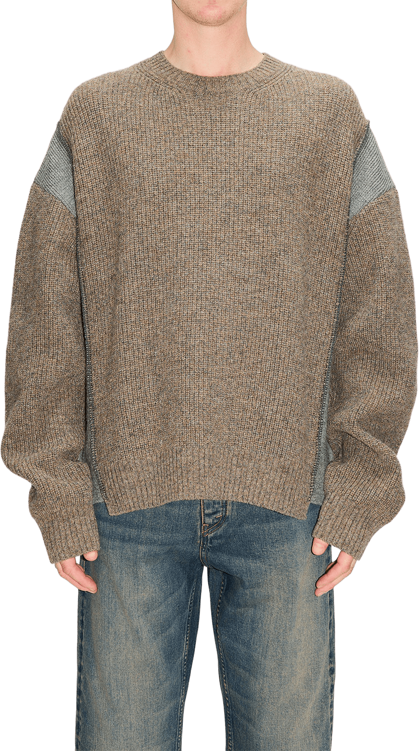 Patched Sweater