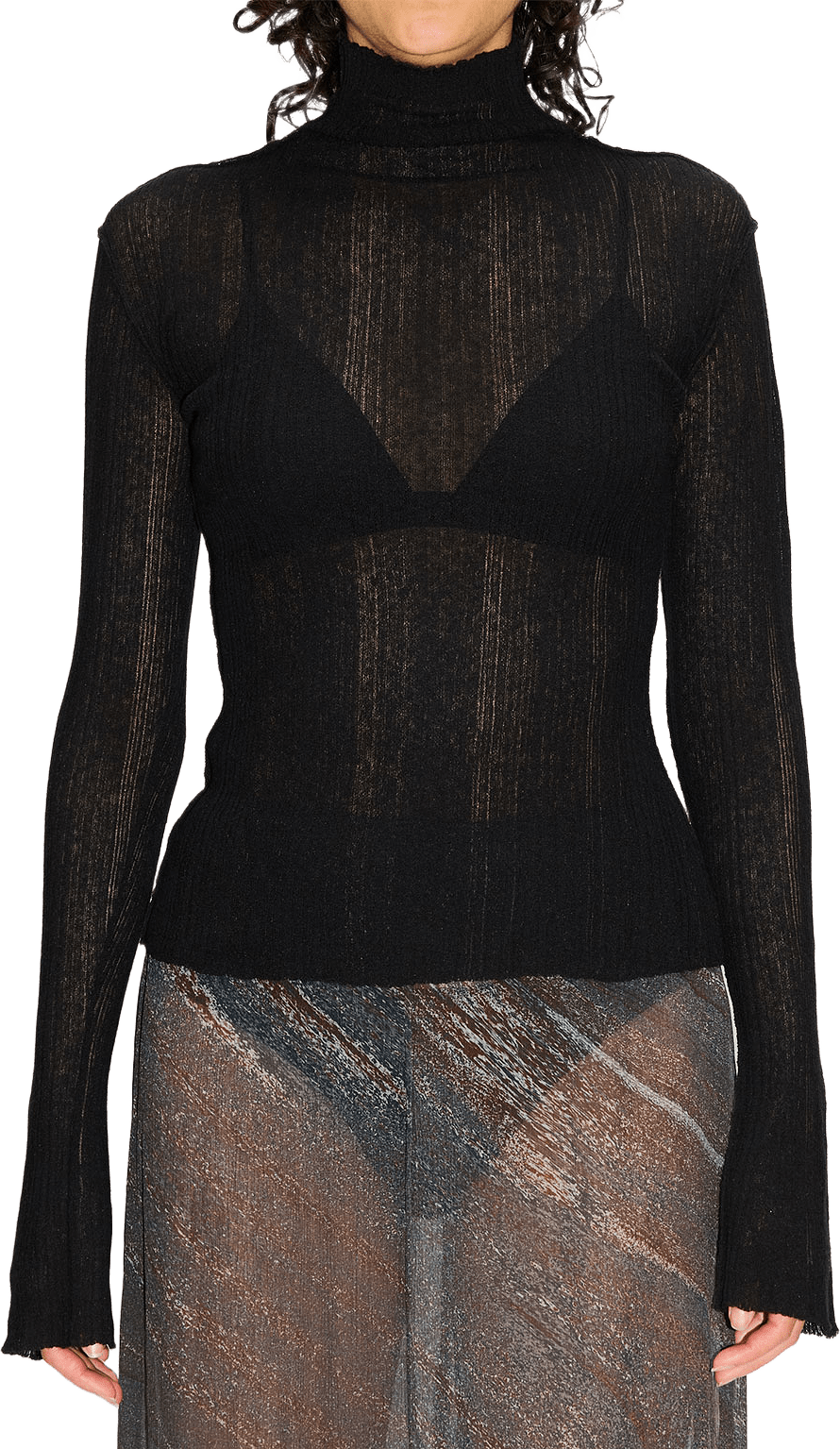 Peek Top, från Hope, i färgen Black Airy Linen.