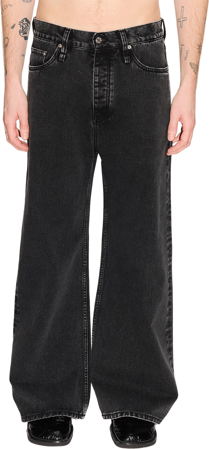 Skid jeans, från Hope, i färgen Chipped Black.