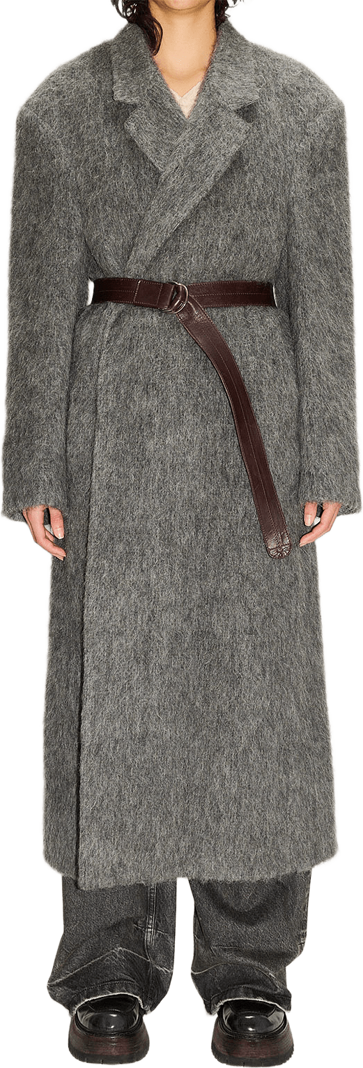 Abolish Coat, från Hope, i färgen Hairy Grey Melange.