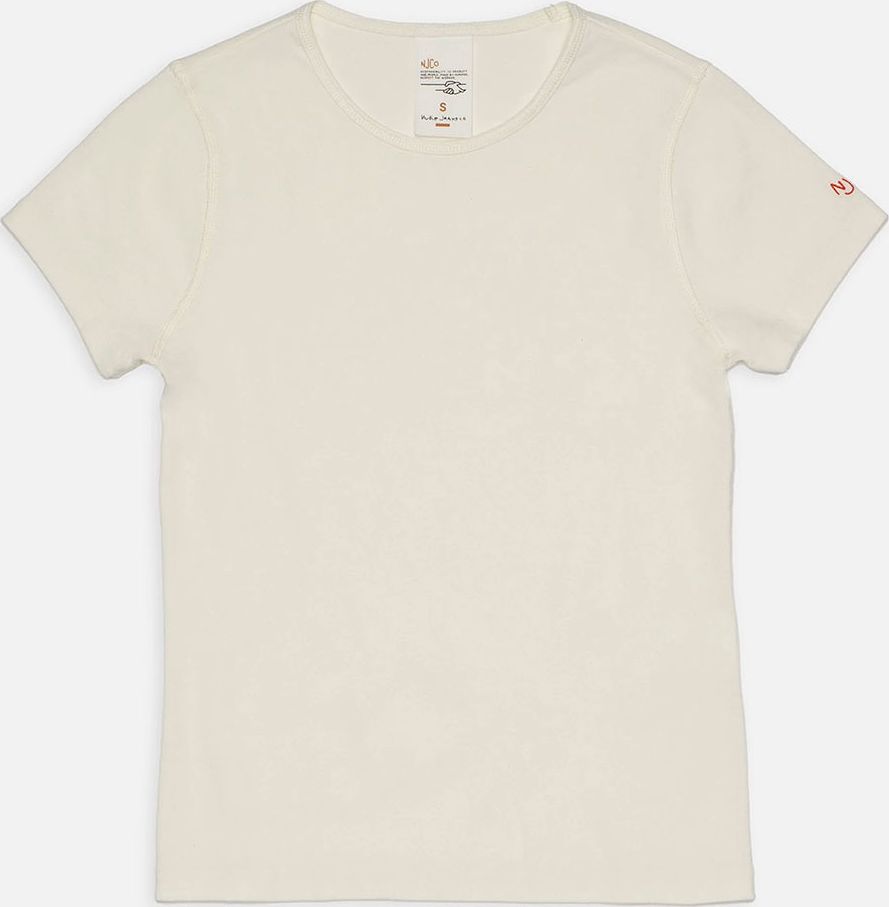 Eve T-Shirt, från Nudie Jeans, i färgen Offwhite.