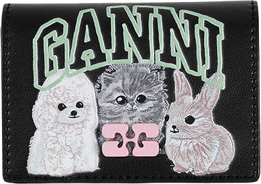 Bou Card Holder With Flap Animals