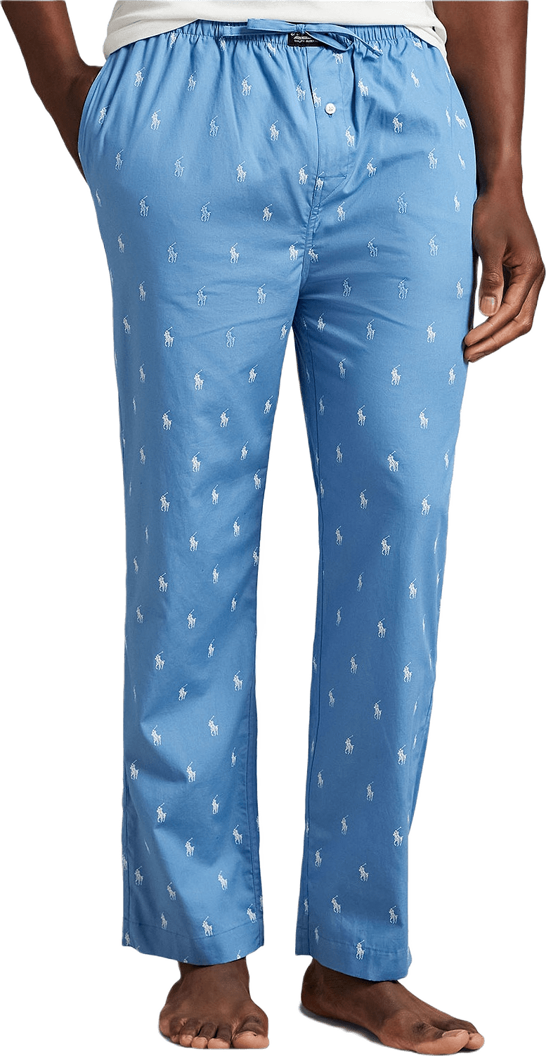 Signature Pony Cotton Pajama Pant