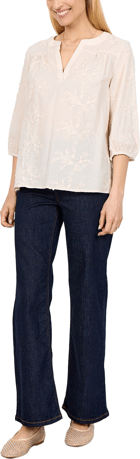 Sc-Silva 1 Blouse, från Soyaconcept, i färgen Cream.