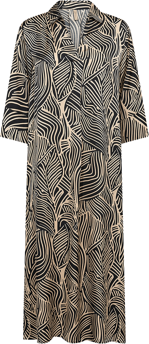 Sc-Signora 4 Dress, från Soyaconcept, i färgen Black Combi.