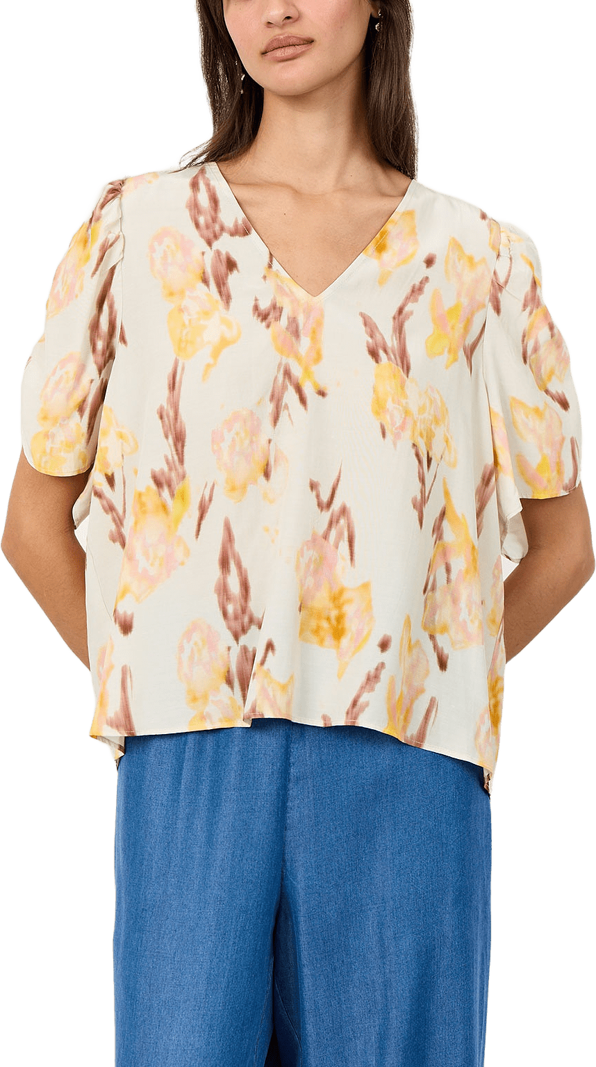 Lr-Melvina 2 Top, från Leveté Room, i färgen Turtledove Combi.