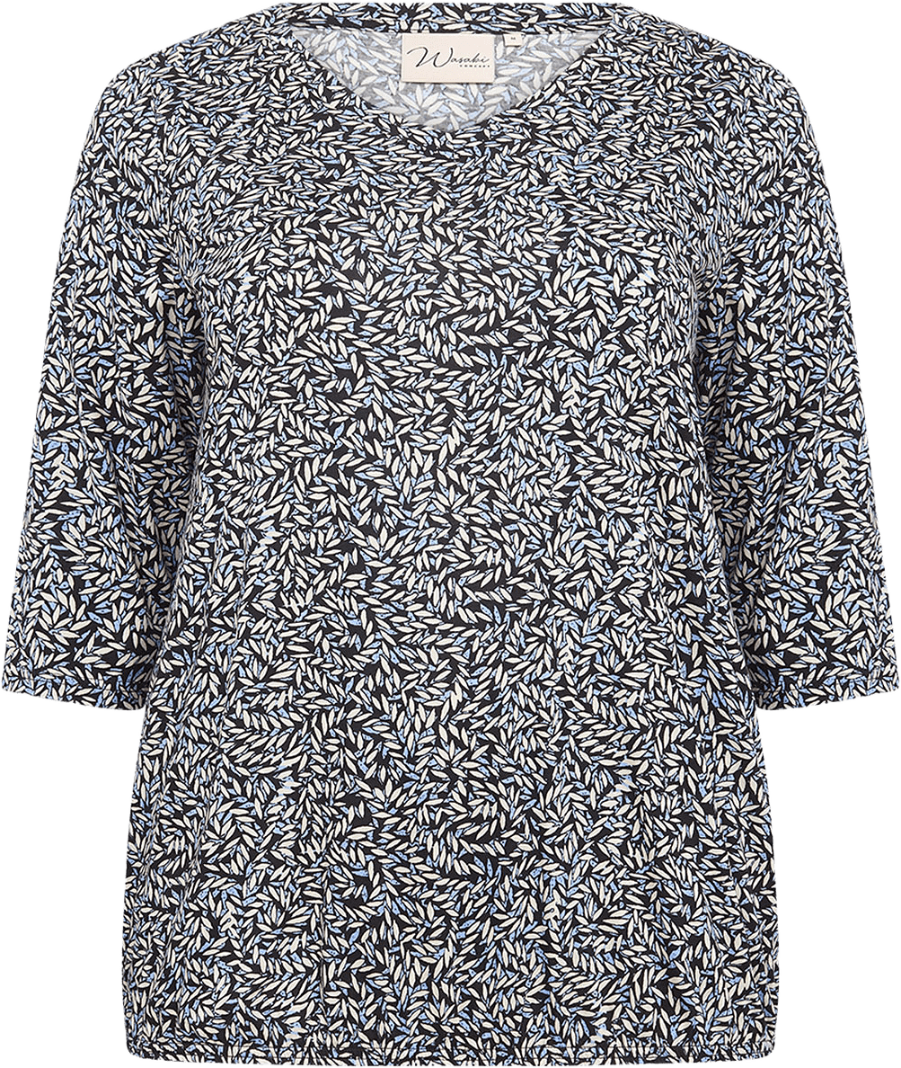 Wa-Lia 2 Blouse, från Wasabi Concept, i färgen Hydrangea Combi.