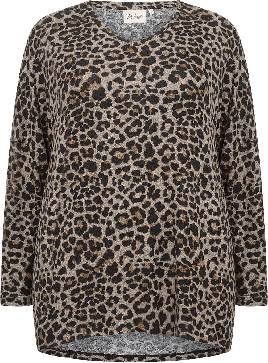 Wa-Lion 1 Blouse, från Wasabi Concept, i färgen Black Combi.