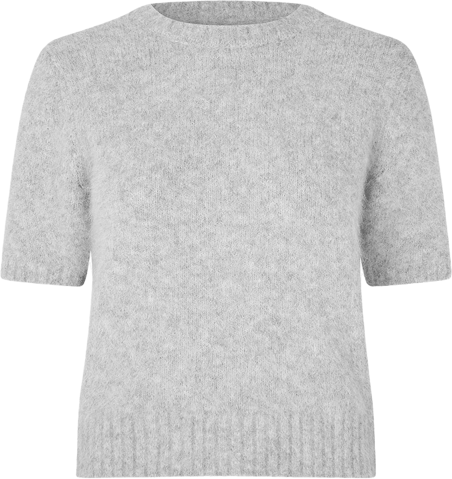 Sajeanne Top 15425, från SAMSOE SAMSOE, i färgen Light Grey Mel.