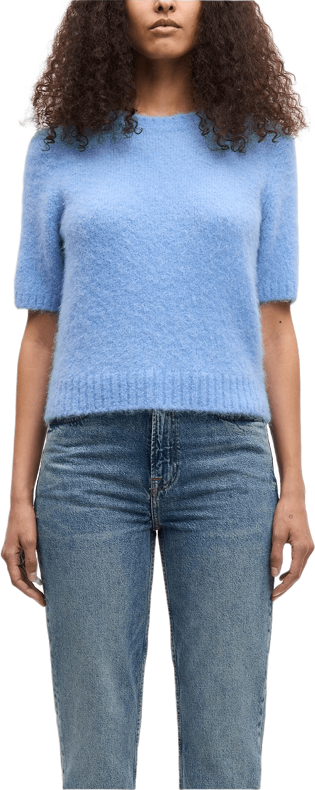Sajeanne Top 15425, från SAMSOE SAMSOE, i färgen Della Robbia Blue.