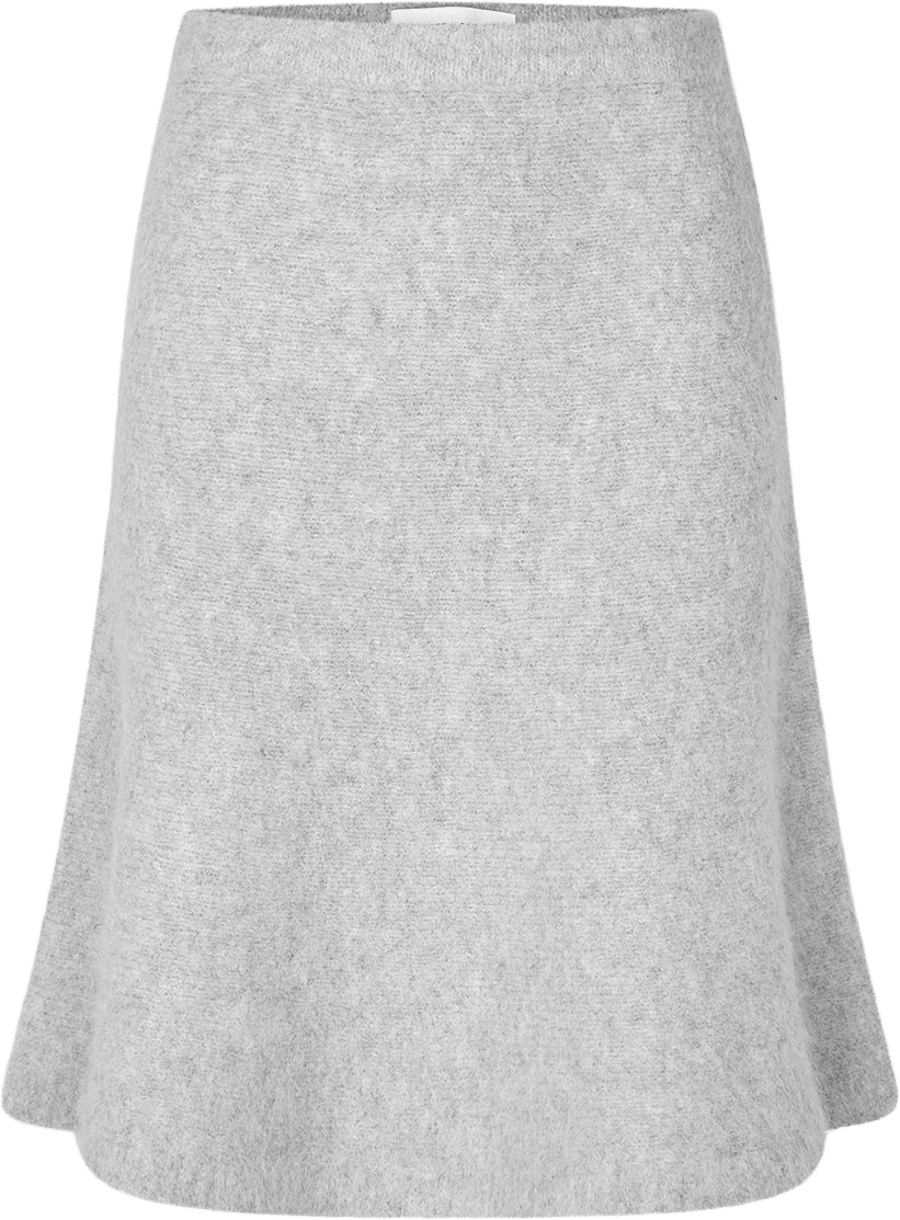 Sajeanne Skirt 15425, från SAMSOE SAMSOE, i färgen Light Grey Mel.