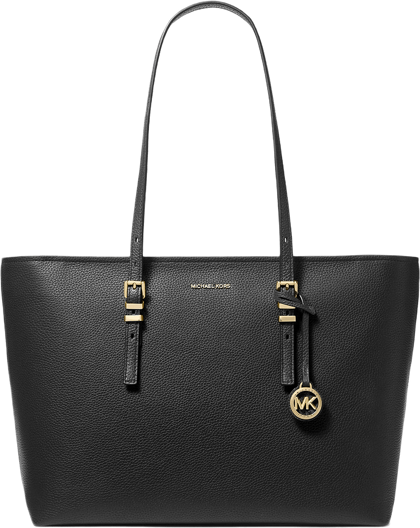 Quinn Large Pebbled Leather Tote Bag
