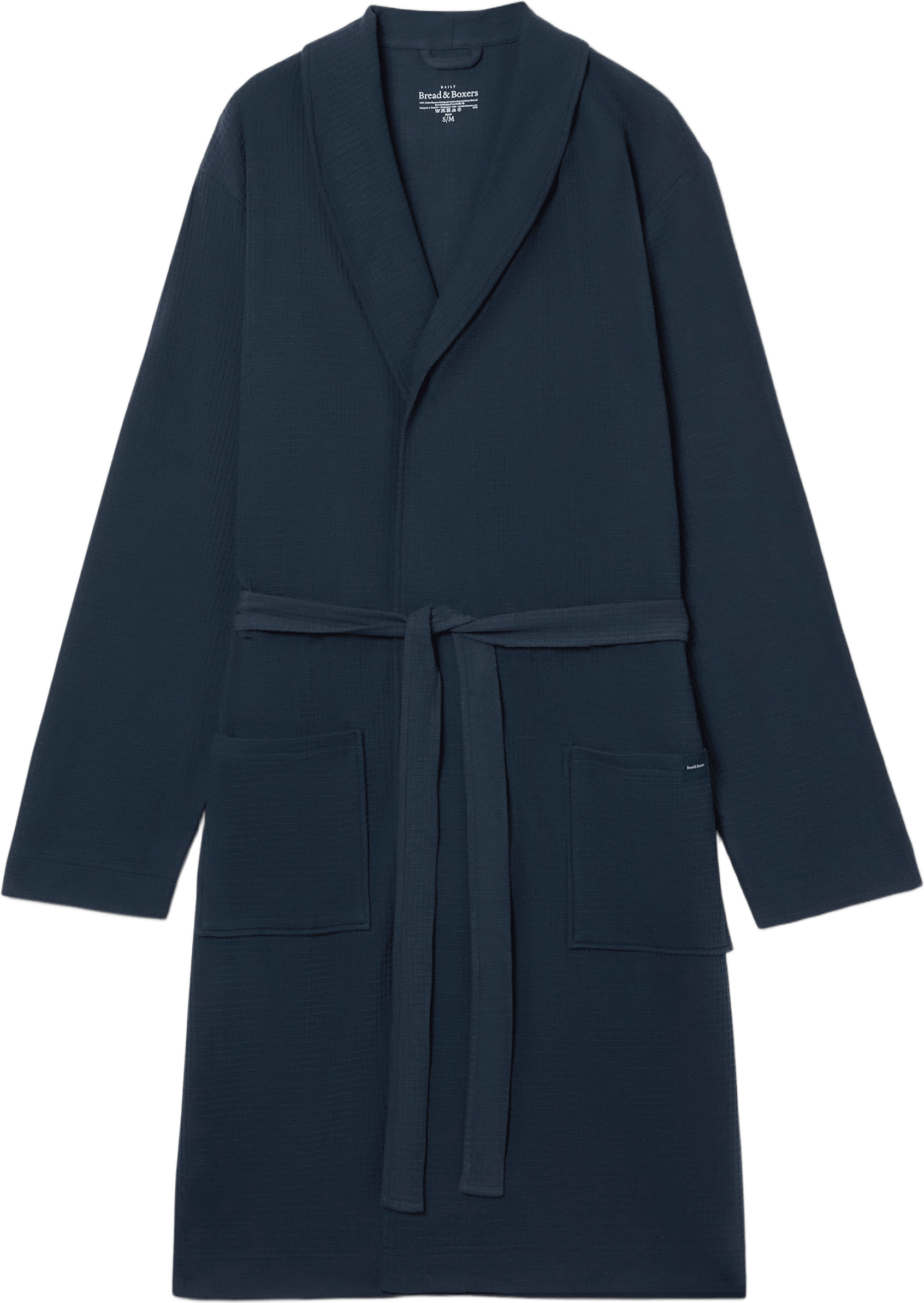 Morgonrock Gift box, från Bread & Boxers, i färgen Navy Blue.
