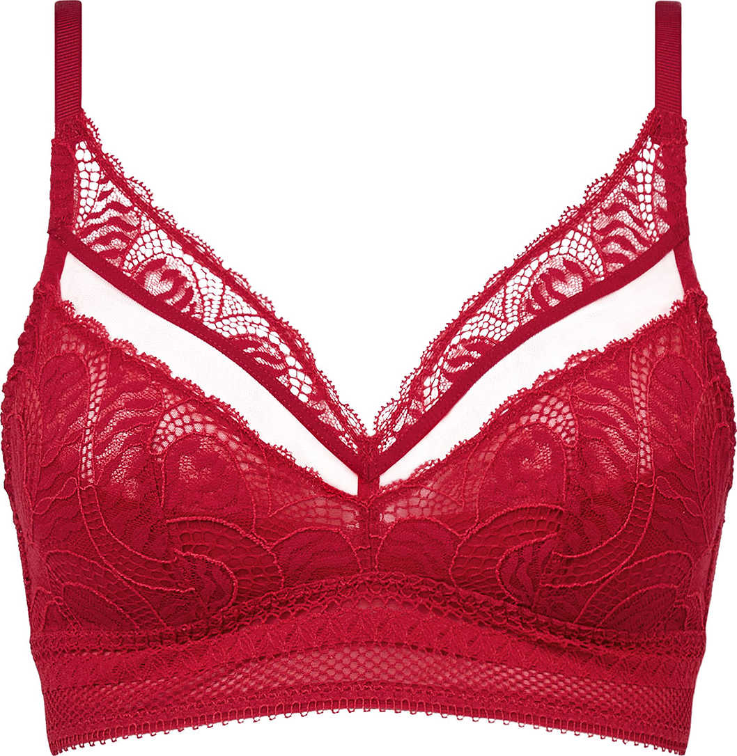 Amor Support Bra, från Chantelle, i färgen Scarlet.