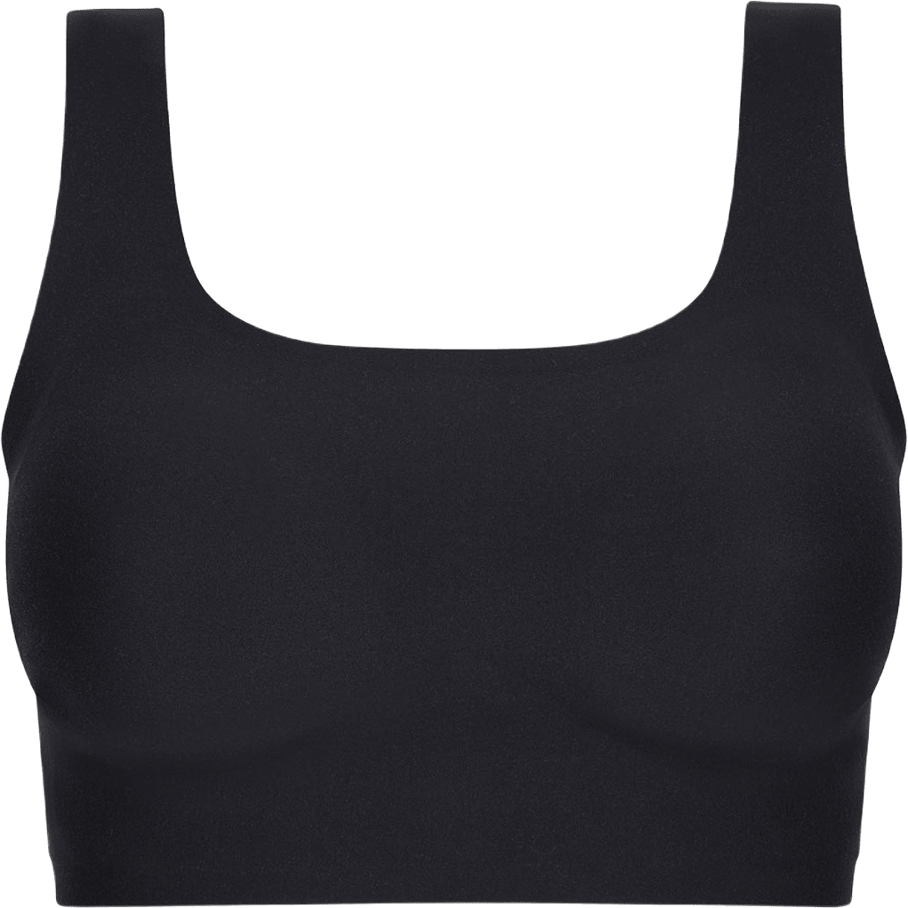 Softstretch Power Scoop Neck Bra, från Chantelle, i färgen Black.