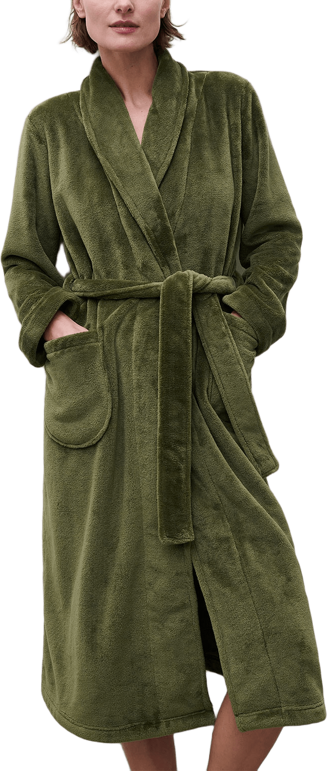 Teddy Robe, från FEMILET, i färgen Winter Moss.
