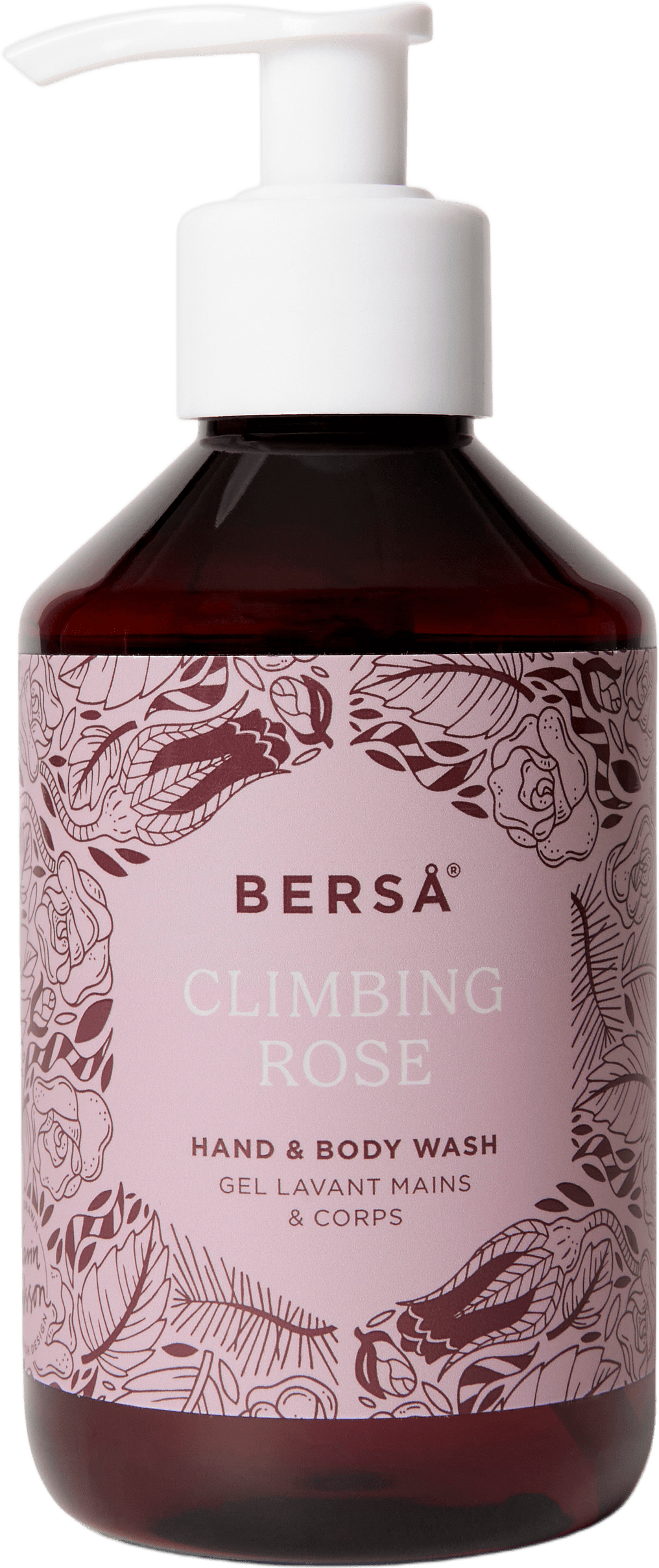 Hand & Body wash Climbing Rose, från Berså.