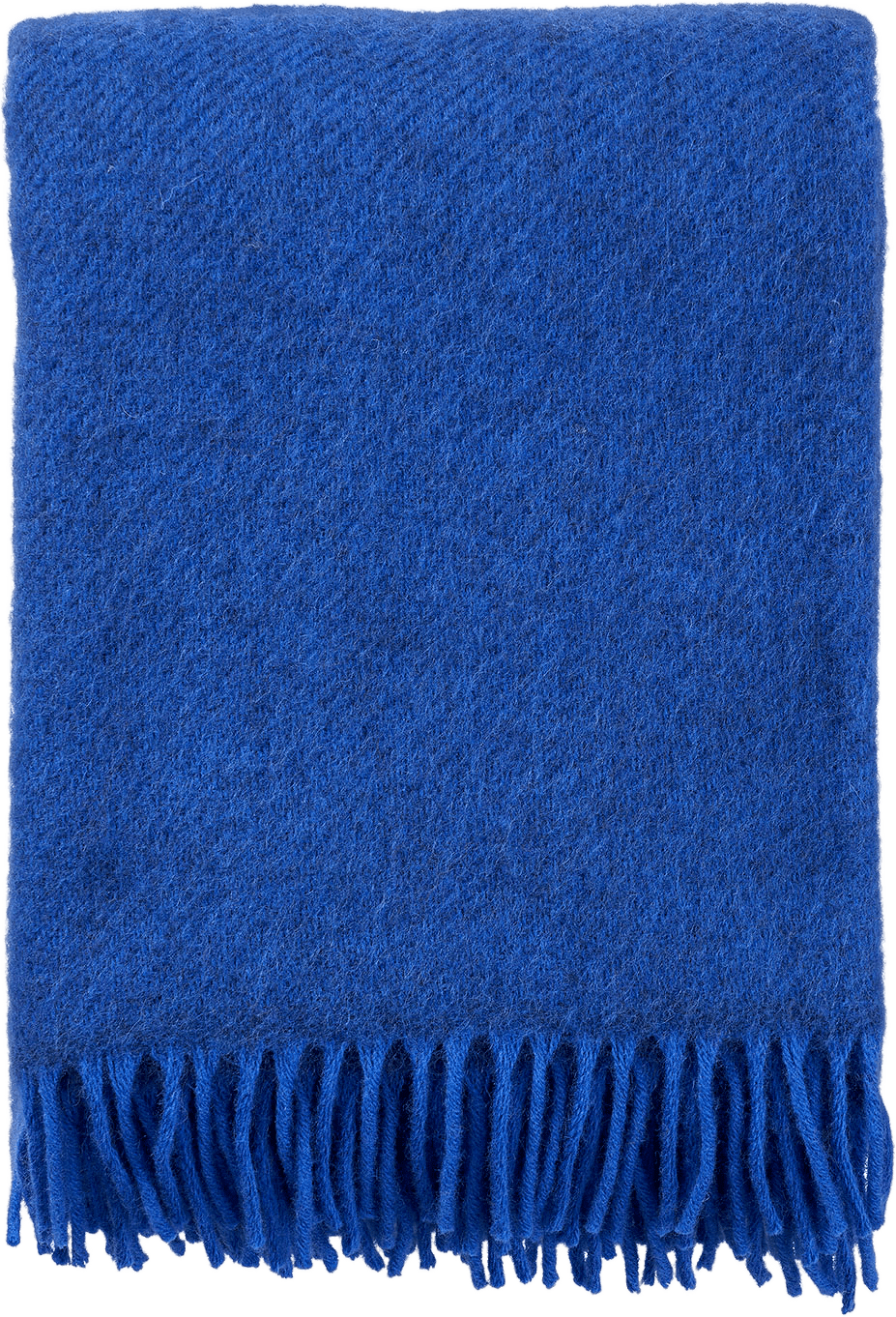 Ullpläd Gotland, från Klippan, i färgen Blå.
