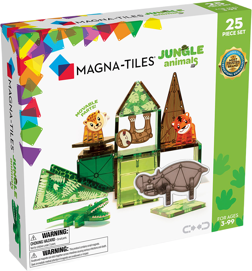 MAGNA-TILES® djungeldjur 25 delar
