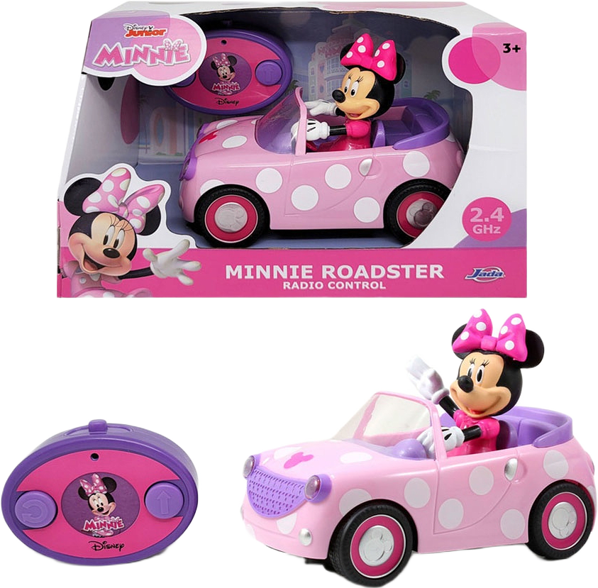 Mimmi Pigg sportbil radiostyrd, från Jada Toys, i färgen Pink.