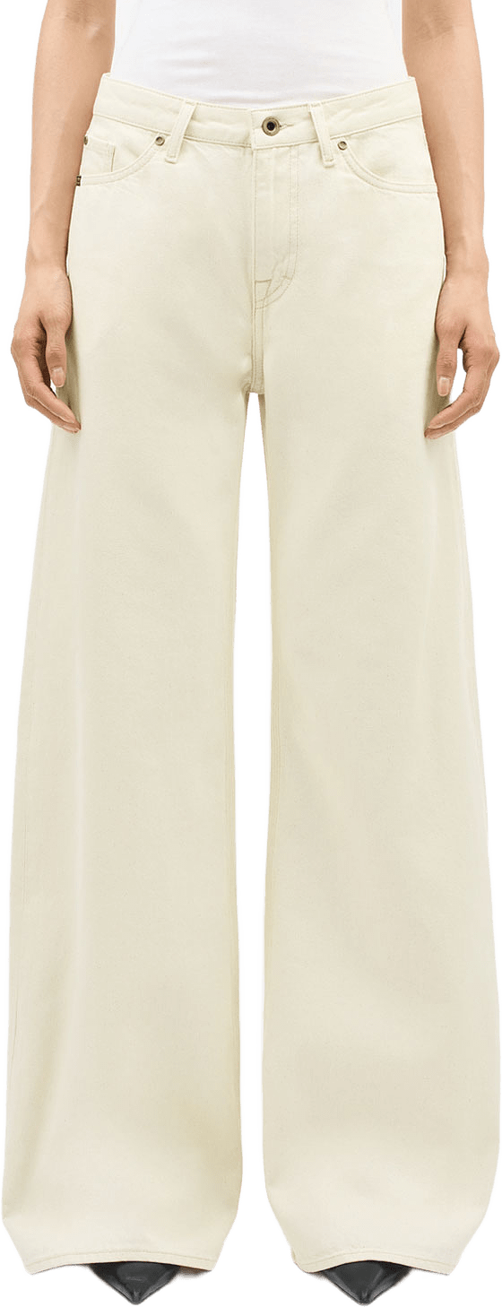 Kinne Relaxed Flare Jeans, från Tiger of Sweden, i färgen Ecru Denim.