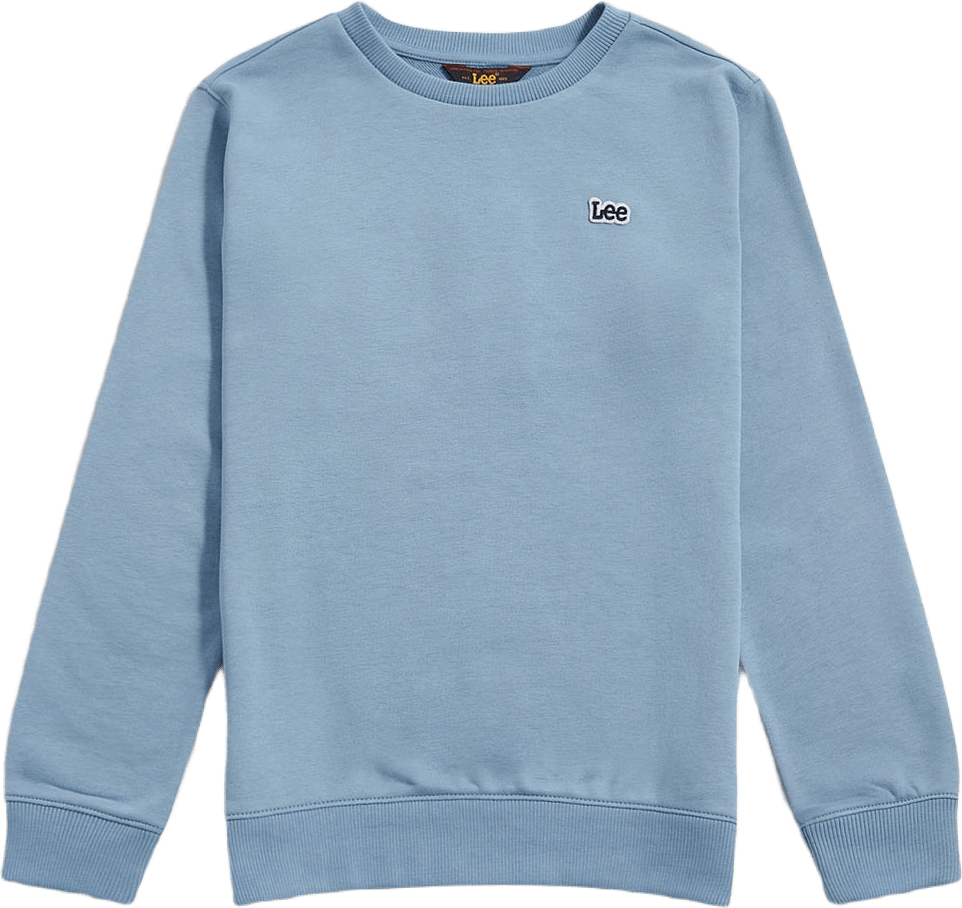 Badge Crew Sweatshirt, från Lee, i färgen Blue.