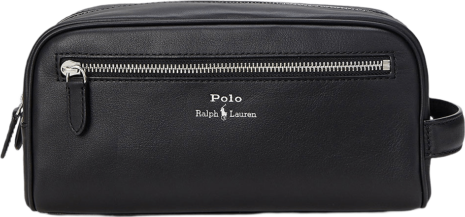 Smooth Leather Travel Case, från Polo Ralph Lauren, i färgen Black.