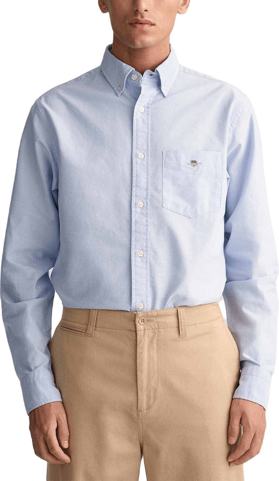 Regular Fit Oxford Shirt, från GANT, i färgen Light Blue.