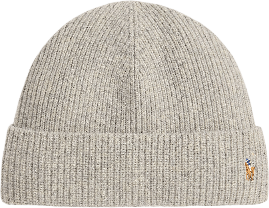 Signature Pony Wool-Blend Beanie, från Ralph Lauren, i färgen Andover Hthr.