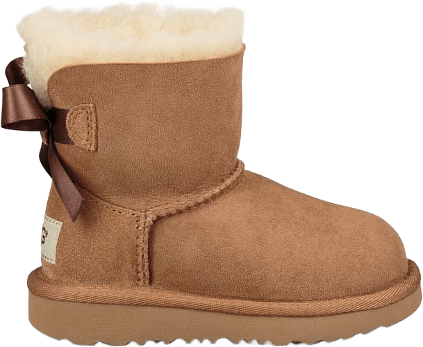 K Mini Bailey Bow II, från Ugg, i färgen Chestnut.