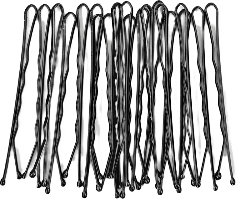 Hårnålar 20-pack, från Å BEAUTY, i färgen Black.