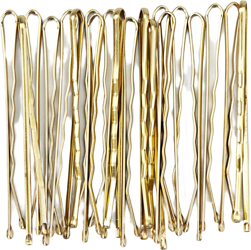 Hårnålar 20-pack, från Å BEAUTY, i färgen Gold.