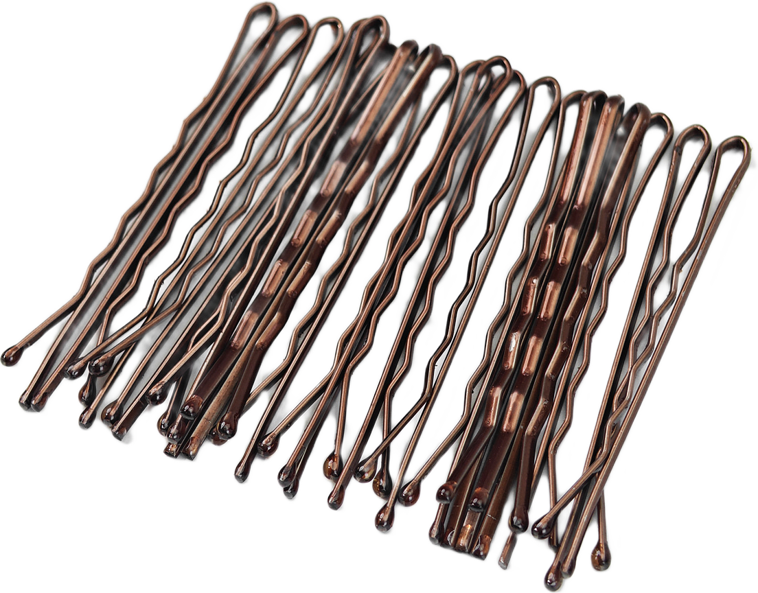 Hårnålar 20-pack, från Å BEAUTY, i färgen Brown.
