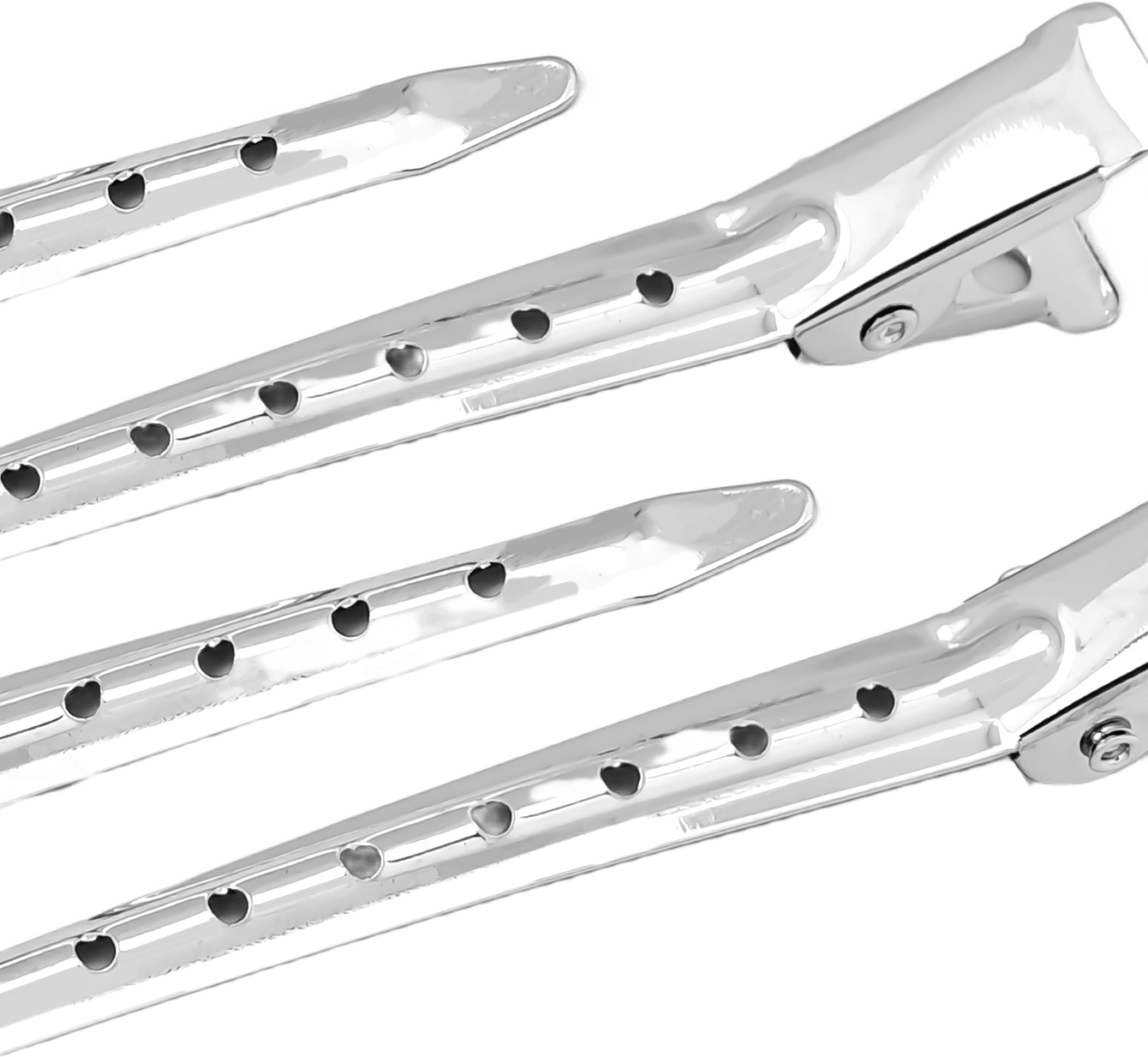 Hårclips i metall, 4-pack, från Å BEAUTY.