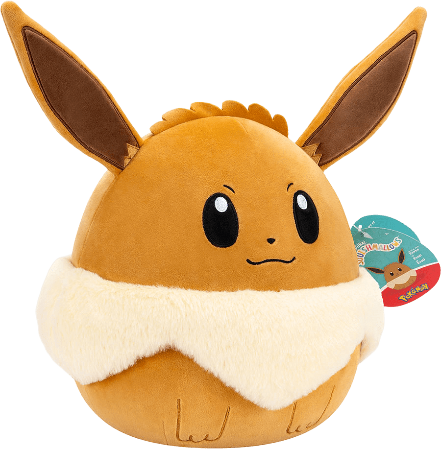 Squishmallows 25 Cm Pokemon Eevee, från POKEMON, i färgen Multicolor.