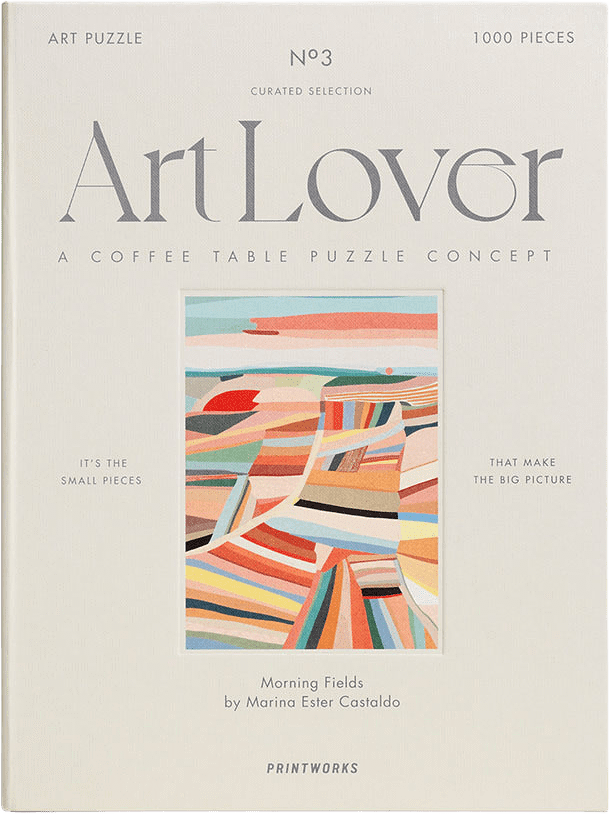 Art Lover Book Puzzle - Morning Fields, 1000 pcs, från Printworks, i färgen Multi.