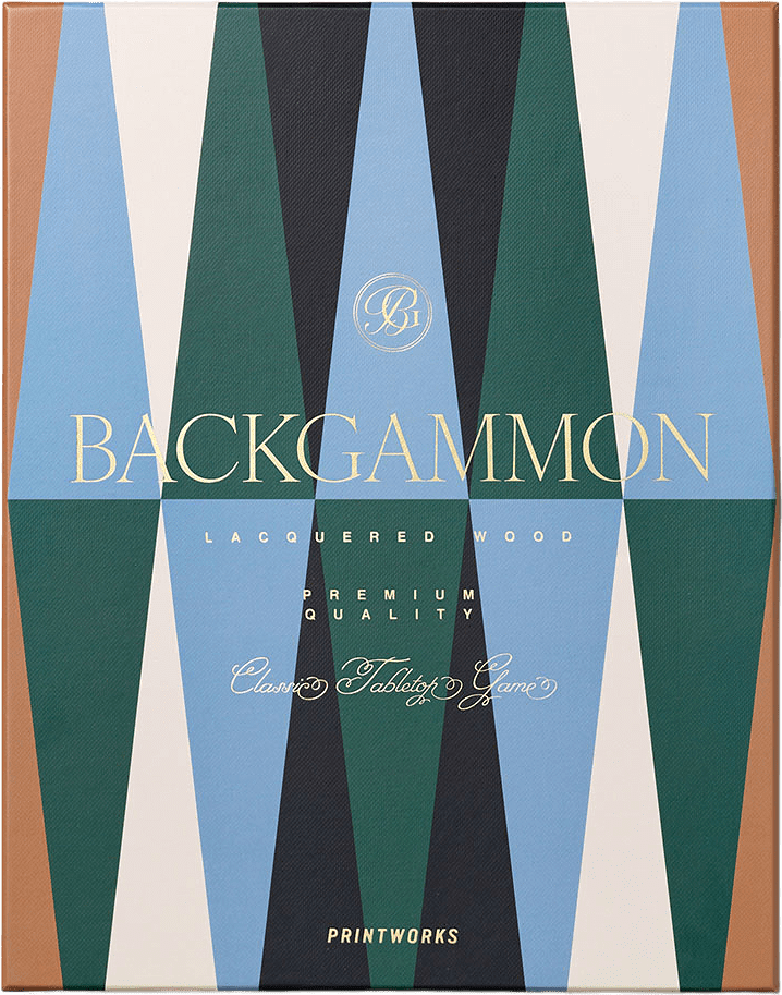 Lacquered Backgammon