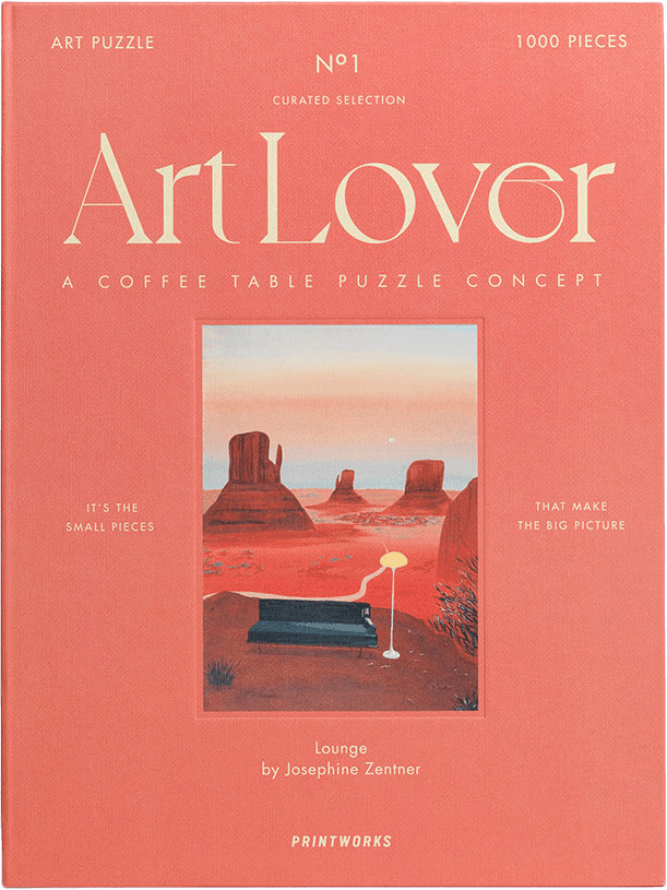 Art Lover Book Puzzle - Lounge, 1000 pcs