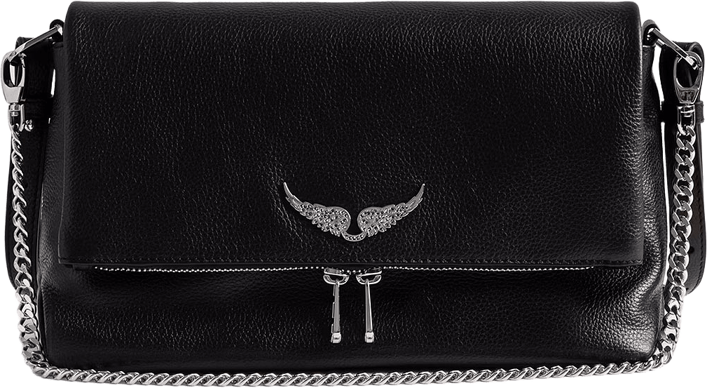 ROCKY II GRAINED LEATHER, från Zadig & Voltaire, i färgen Black.