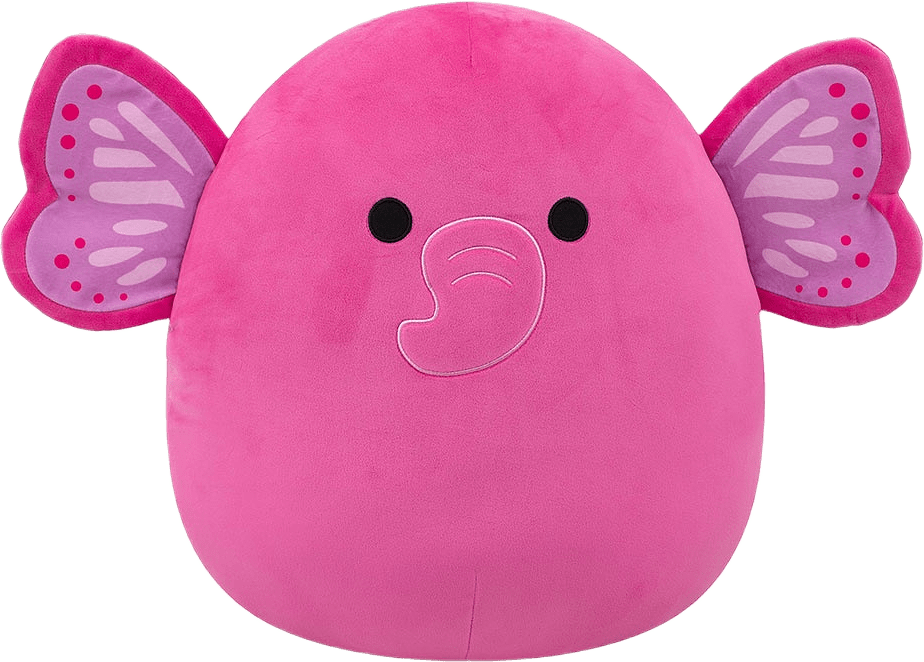 Plush Toy Evelyn Butterfly Elephant 40 cm, från Squishmallows, i färgen Multicolor.