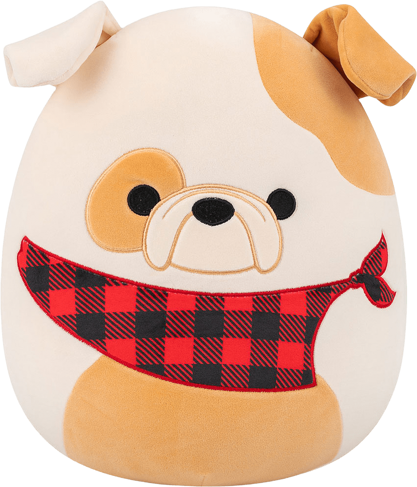 Plush Toy Brock Bulldog 30 cm, från Squishmallows, i färgen Multicolor.