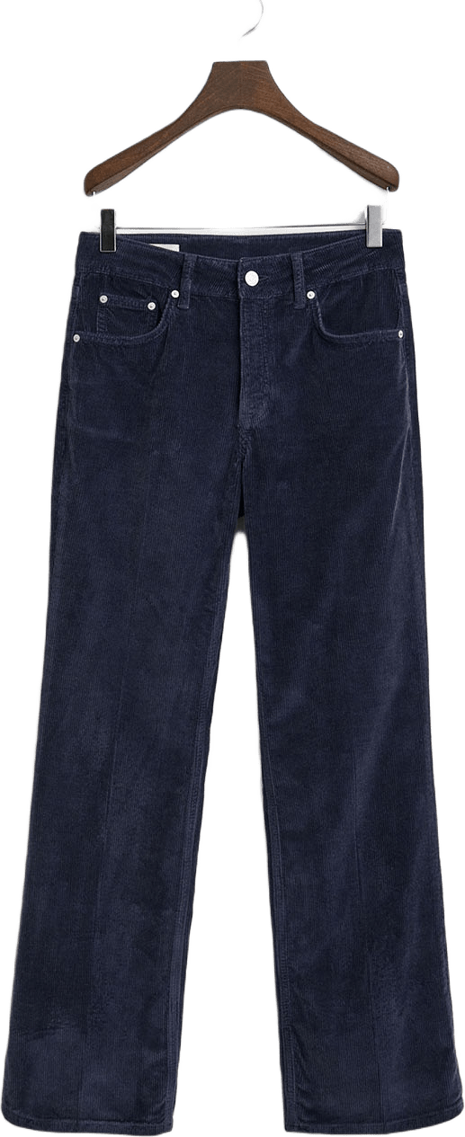 Slim Flare Stretch Corduroy Jeans, från GANT, i färgen Evening Blue.