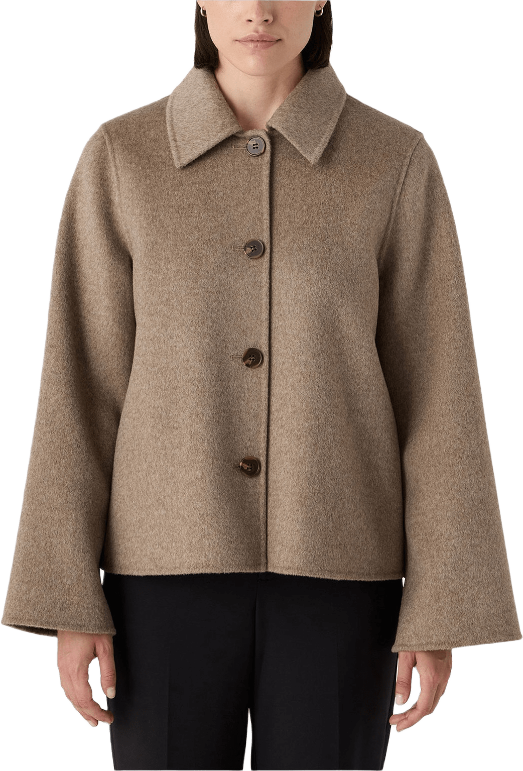 The Coline Wool Jacket, från Marville Road, i färgen Greige Melange.