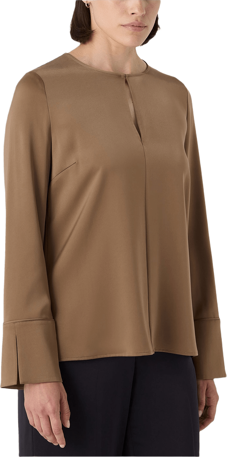 The Angela Satin Blouse