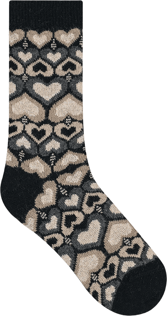 Ull & Kashmirsocka, från BleuForêt, i färgen Noir.