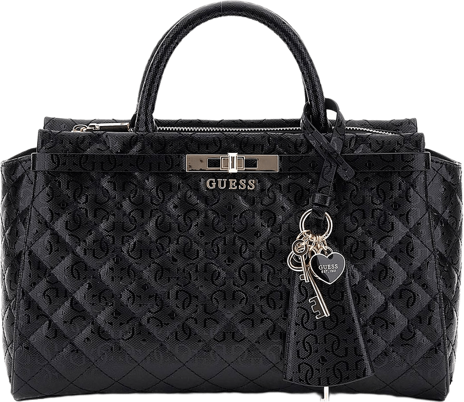 Idra Girlfriend Satchel, från Guess, i färgen Black.