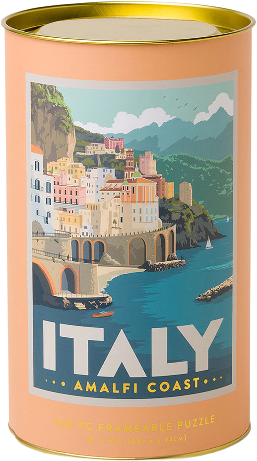 Pussel World Travel Italien, från Ohlsson & Lohaven, i färgen Beige.