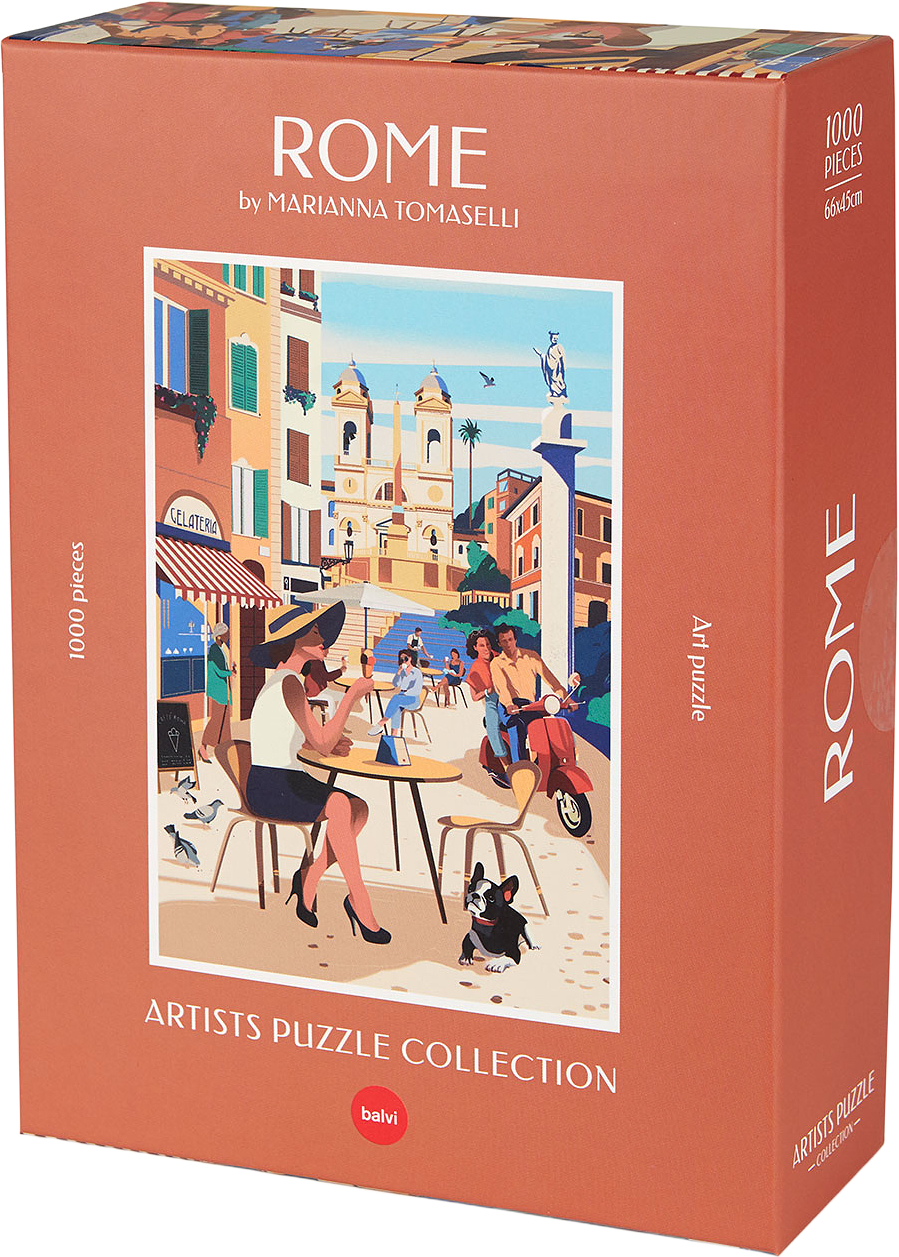 Pussel Rom, 1000 bitar, från Ohlsson & Lohaven, i färgen Beige.
